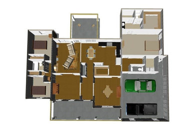 3D view of the "Jessup" Floor Plan