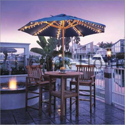 Dayva International - Dayva Harbor Patio Umbrella Lights With Multi-Cord Receptacle - Outdoor Umbrellas