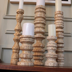 OSB candle sticks - Home Decor