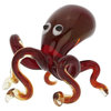 GlassOfVenice Murano Glass Octopus - Red