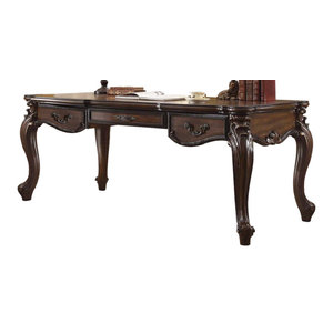 Acme Furniture Dresden Desk Cherry Oak 12169 Victorian Desks