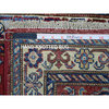 Rich Red, Ghazni Wool Hand Knotted, Afghan Super Kazak Mat Rug, 2'0"x3'0"