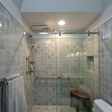 Mid-Century Inspired Bathroom in Capitol Hill