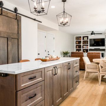 Transitional Kitchen Remodel Done in the Colors Snow and Shale