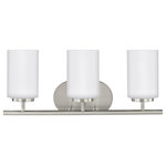Generation Lighting Collection - Sea Gull Lighting 3-Light Wall/Bath, Brushed Nickel - Blubs Not Included
