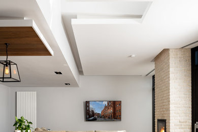 Brick fire place