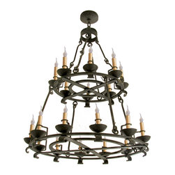 CH-117 Hand Made Iron Chandelier Designs - Chandeliers