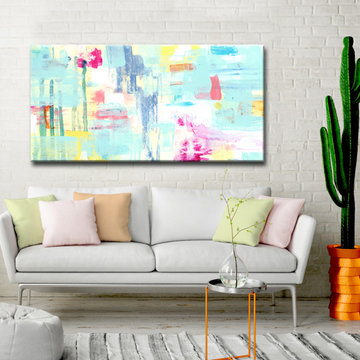 'Multi Color Pattern' Ready2HangArt Canvas by Dana McMillan
