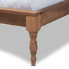 Ludwell Vintage Ash Wanut King Size Wood Bed Frame