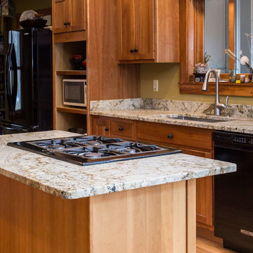 Leathered Typhoon Bordeaux Kitchen