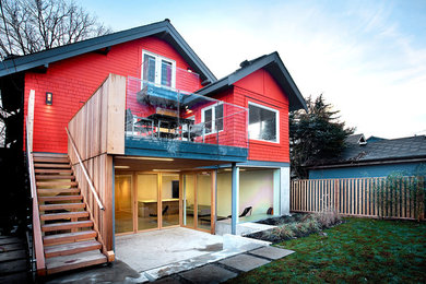 Trendy home design photo in Vancouver