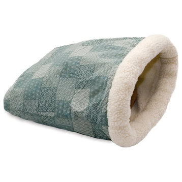 K&H Pet Products Kitty Crinkle Sack Teal 17"x17.5"x4.5"