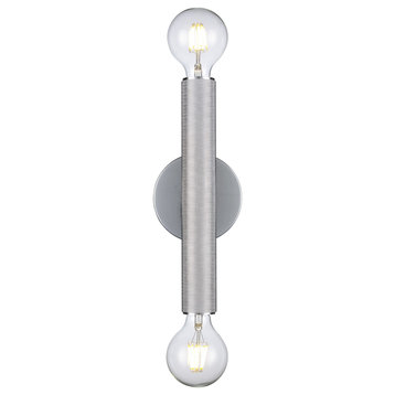 Auburn Two Light Wall Sconce in Polished Chrome