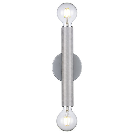 Auburn Two Light Wall Sconce in Polished Chrome