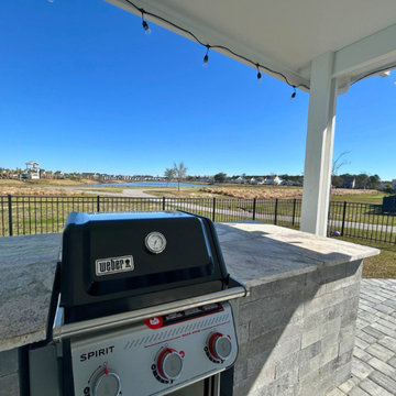 Custom Stone Outdoor Kitchen – Summerville, SC