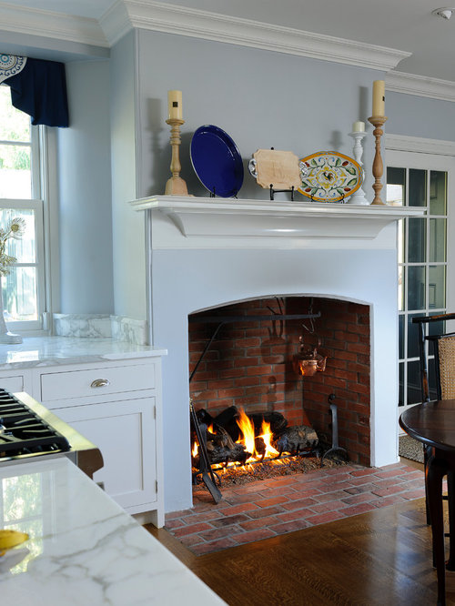 Kitchen Fireplace Design Ideas & Remodel Pictures | Houzz