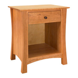 Andrews Natural Cherry Nightstand - Nightstands And Bedside Tables