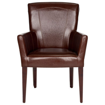 Jay Arm Chair Brown Leather