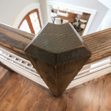 Project #72 | Modern Staircase with Horizontal Steel Rod Railing