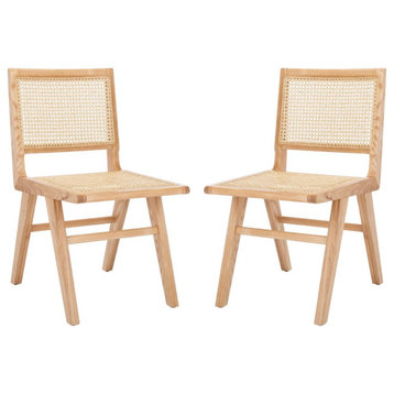 Safavieh Couture Hattie French Cane Dining Chair, Natural