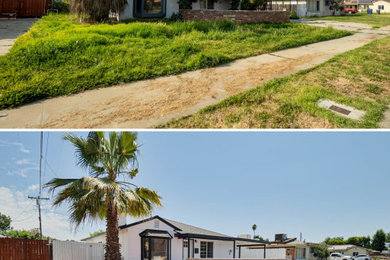 Farmhouse home design photo in Other