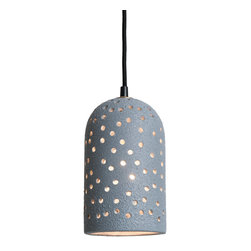 Slate Grey Lava Brute Pendants - Pendant Lighting
