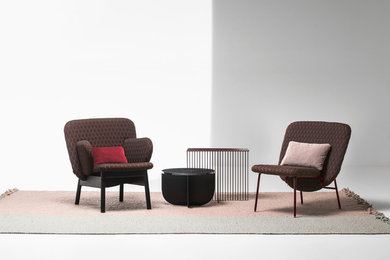 Design ideas for a contemporary living room in London.