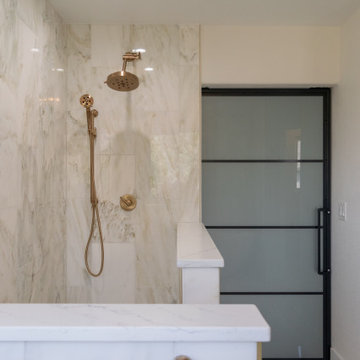 Fireplace, Master Bath and Entryway + Staircase renovation