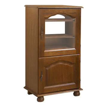 Brittany Oak 2-Door Hi-Fi Cabinet