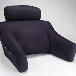 Cequal Products/ BedLounge - Hypoallergenic BedLounge, Black, Small - Bed Pillows