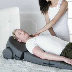 Avana Lotus Folding Massage Base and Bolster Pillow - Mattress Toppers And Pads