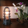 The "Vapor Touch" Hammered Black industrial touch lamp