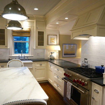 Historic District White Kitchen