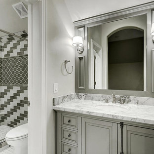 15 Charming Rustic Farmhouse Master Bathroom For Remodel Ideas In