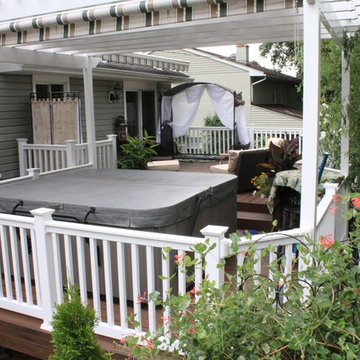 Multi-Level Deck with Hot Tub