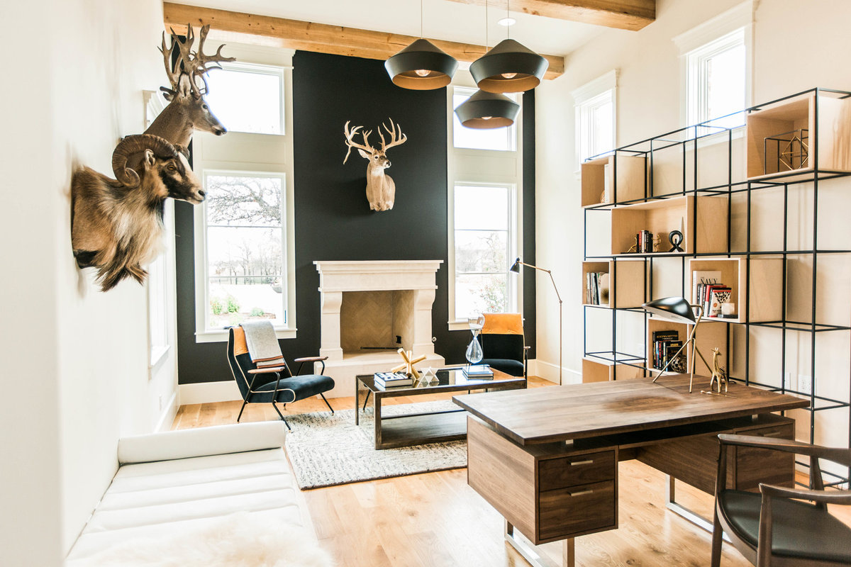 Rustic Contemporary Living Room