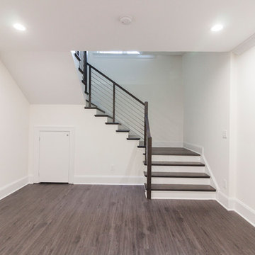 Project #50 | Geometric Staircase with Contrasting Tones