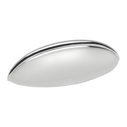 Cosmas - Cosmas 1399CH Polished Chrome 2-1/2&rdquo; CTC (64mm) Cabinet Cup Pull [25-PACK] - Cabinet And Drawer Handle Pulls