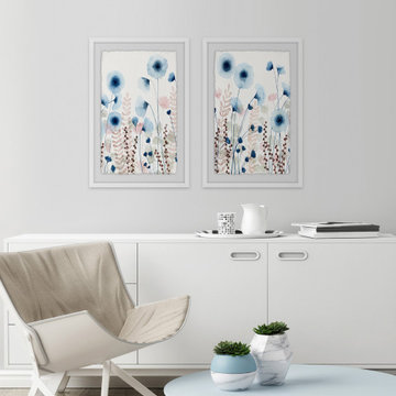 Sweet Flower Field III Diptych