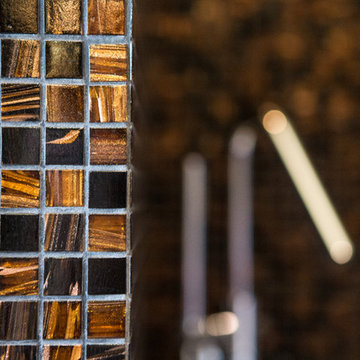 Mosaïque de la salle de bain ethnique