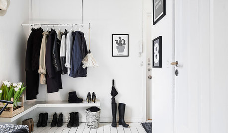 Get in the Swing of a Hanging Wardrobe