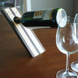 Solid Hardwood Wine Bottle Holder - Wine Racks