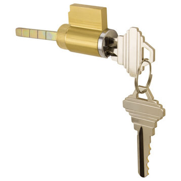 Replacement Key Cylinder with Flat Tail Piece, 37mm Tail Piece