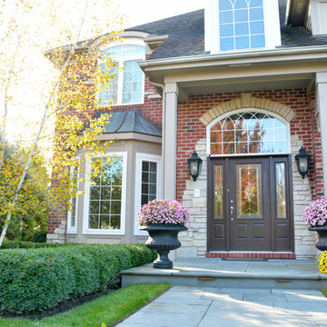 McHenry Front Landscaping Entryway