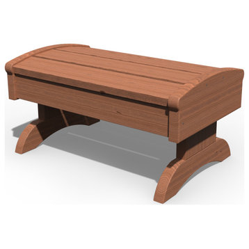 Pressure Treated Pine Foot Stool, Canyon Brown
