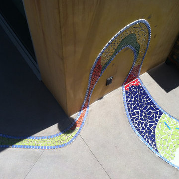 Mosaic Tile Walkway