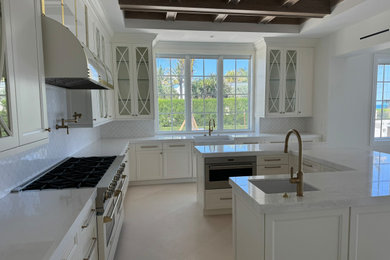 Inspiration for a contemporary kitchen remodel in Miami