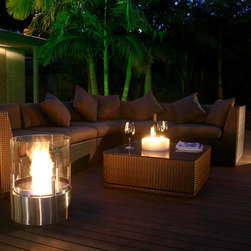 EcoSmart Fire Cyl Outdoor Fireplace - Outdoor Fireplaces