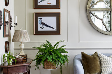 Example of a classic living room design in DC Metro