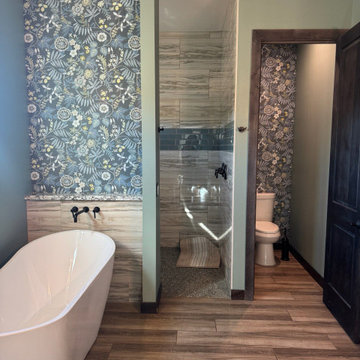 Bathroom Wallpaper installation in Dallas, TX